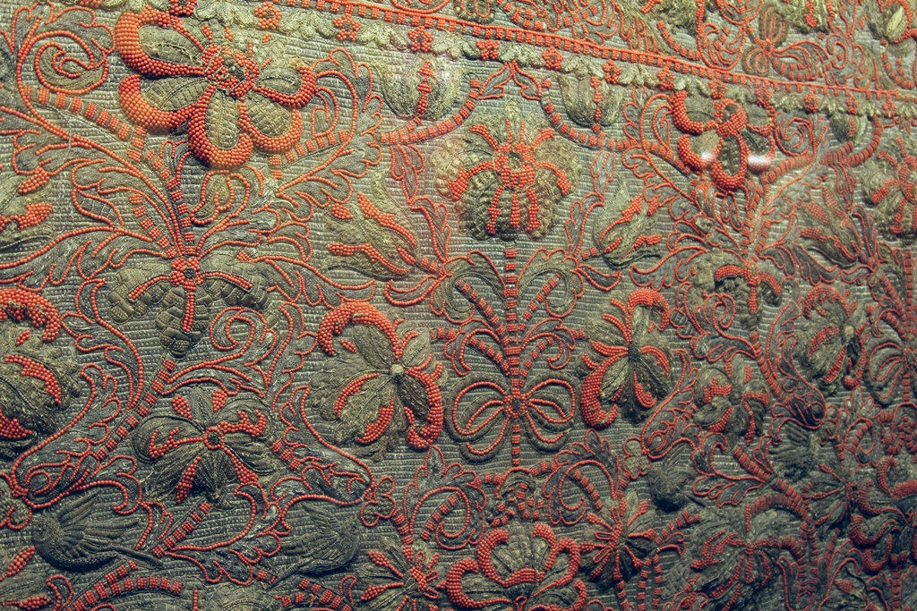 Altar Cover with Coral Decoration (detail)